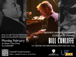 Join us for the Art Tatum Scholarship Event!  The concert is presented by The University of Toledo Department of Music Jazz Studies Program. Proceeds from ticket sales support the Art Tatum Memorial Jazz Scholarship, which benefits minority students who want to study Jazz at UT.